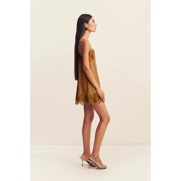 Shona Joy Simona Lace Mini Dress, view 5