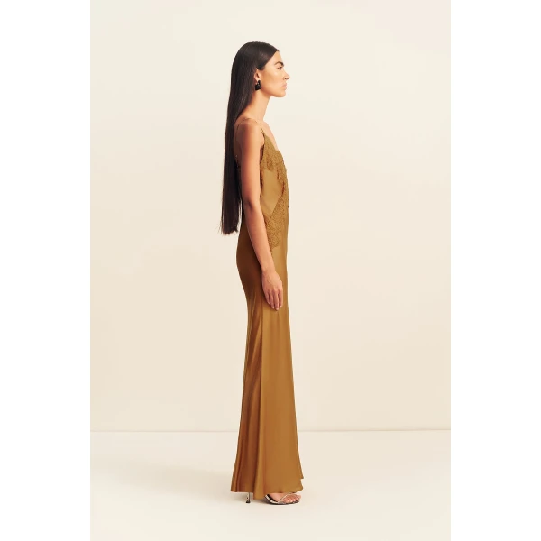 Shona Joy Simona Lace Slip Maxi Dress, view 5