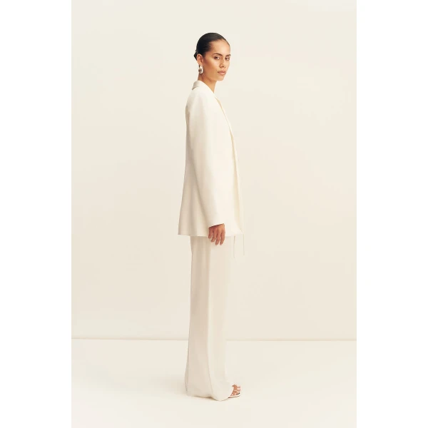 Shona Joy Solana Tuxedo Tie Blazer, view 6