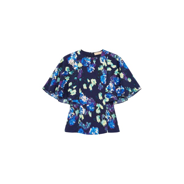 Ulla Johnson Ada Silk Blouse in Evening Bloom