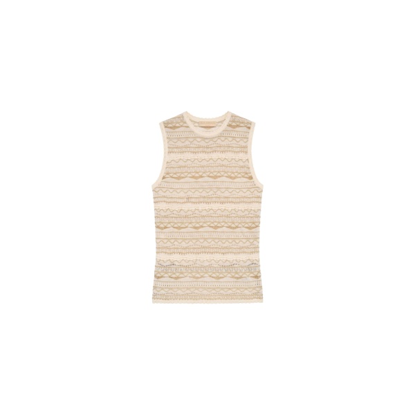 Ulla Johnson Alisa Knit Top in Conch