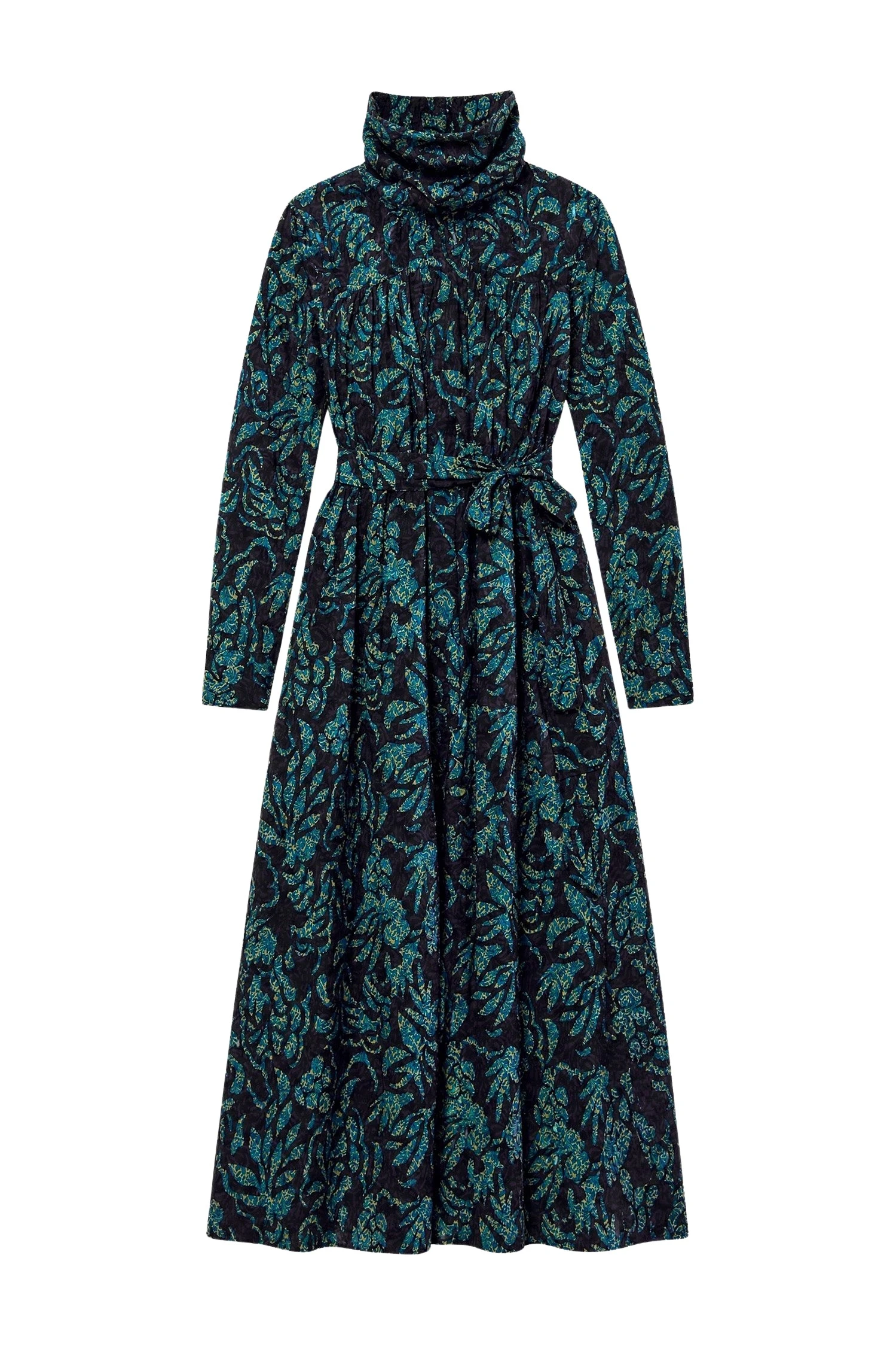 Ulla-Johnson-Amira-High-Neck-Cotton-Dress-in-Midnight42261_nobg Ulla Johnson Amira High Neck Cotton Dress in Midnight