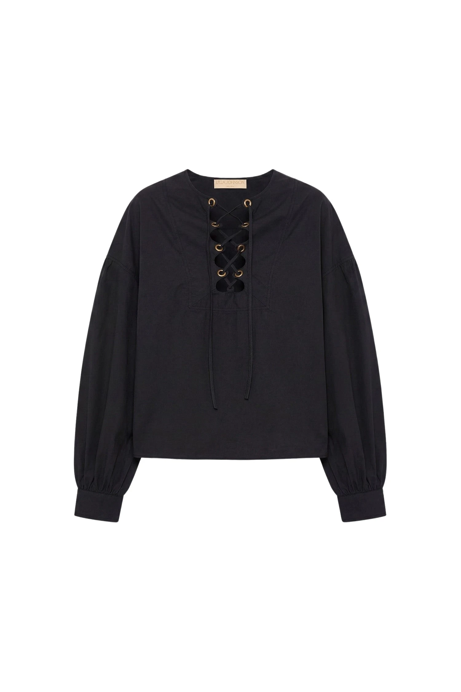 Ulla-Johnson-Aria-Cotton-Top-in-Noir12315_nobg Ulla Johnson Aria Cotton Top in Noir