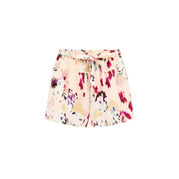 Ulla Johnson Aurielle Silk Shorts in Summer Garden