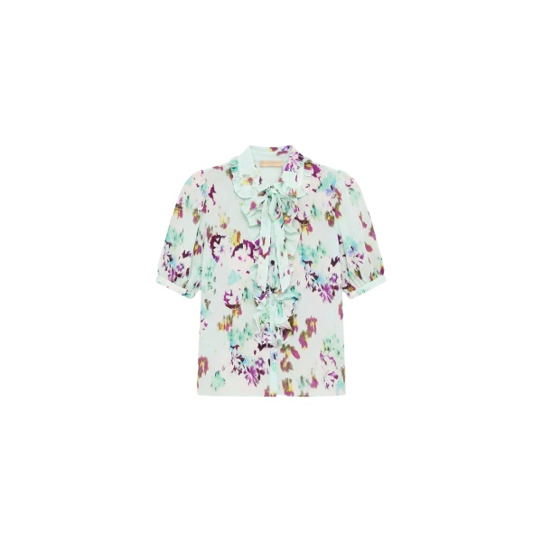 Ulla Johnson Camellia Silk Top in Oasis