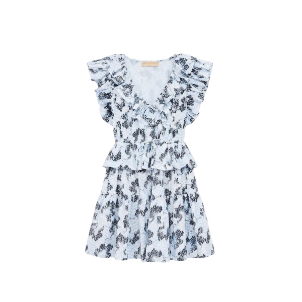 Ulla Johnson Celie Cotton Mini Dress in Ciel