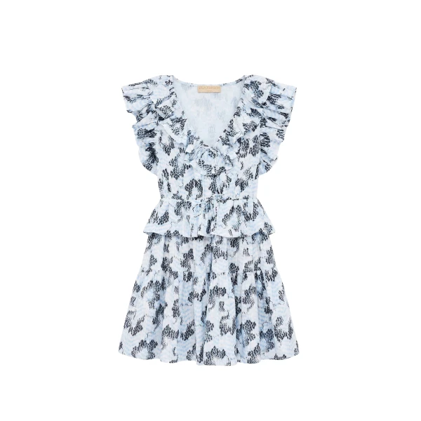 Ulla Johnson Celie Cotton Mini Dress in Ciel