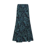Ulla Johnson Clarisse Trumpet Midi Skirt in Midnight
