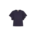 Ulla Johnson Cordelia Cotton Top in Midnight