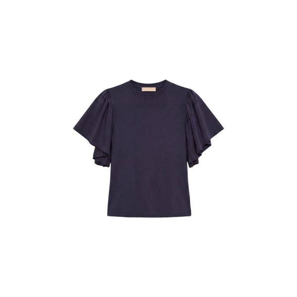 Ulla Johnson Cordelia Cotton Top in Midnight