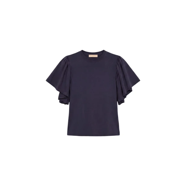 Ulla Johnson Cordelia Cotton Top in Midnight