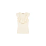 Ulla Johnson Elsie Cotton Top in Cowrie
