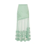 Ulla Johnson Elspeth Silk Midi Skirt in Arctic