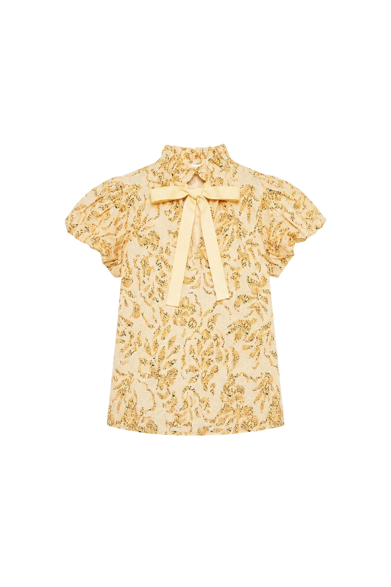 Ulla-Johnson-Estela-Short-Sleeve-Cotton-Top-in-Chamomile79976_nobg Ulla Johnson Estela Short Sleeve Cotton Top in Chamomile