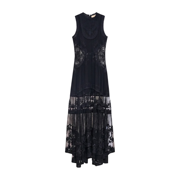 Ulla Johnson Florence Silk Dress in Noir