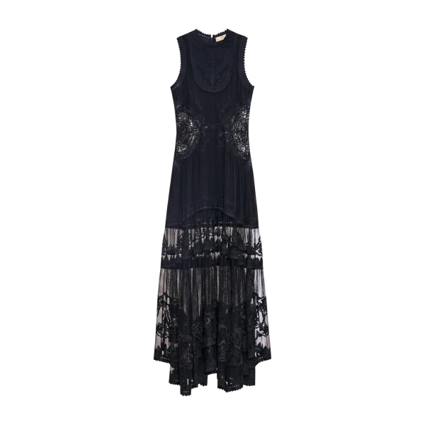 Ulla Johnson Florence Silk Dress in Noir