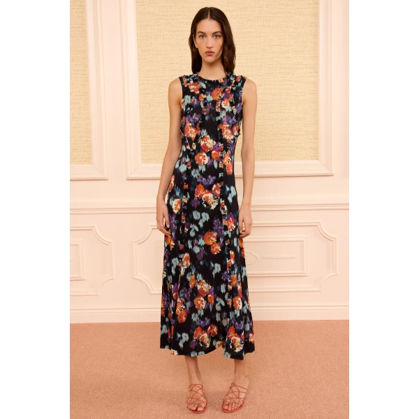 Ulla Johnson Isabelle Jersey Dress in Nocturne, view 5