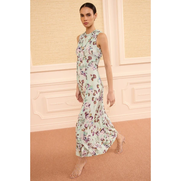 Ulla Johnson Isabelle Jersey Dress in Oasis, view 4