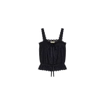 Ulla Johnson Isola Cotton Top in Midnight