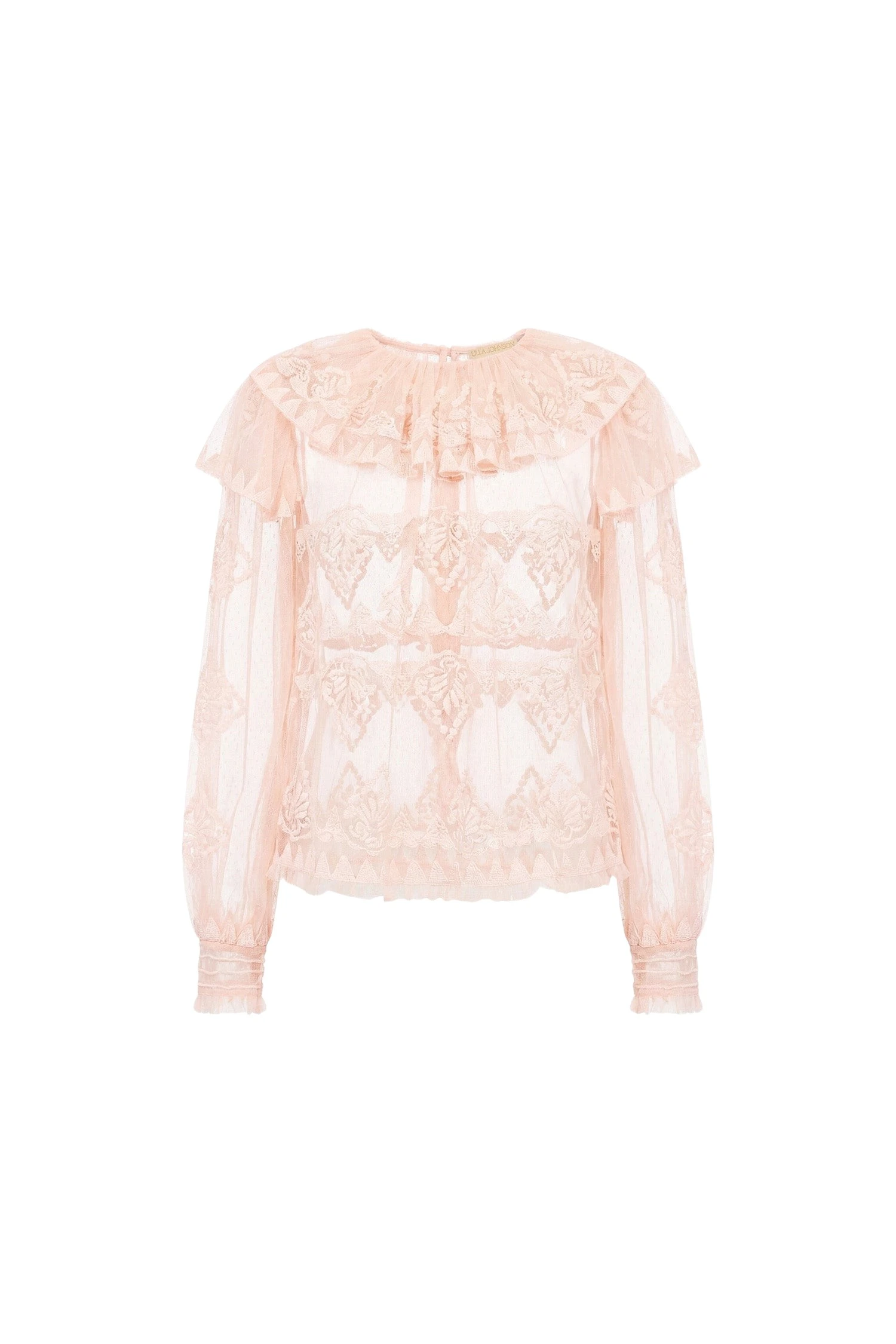Ulla-Johnson-Ivy-Tulle-Blouse-in-Blush51718_nobg Ulla Johnson Ivy Tulle Blouse in Blush