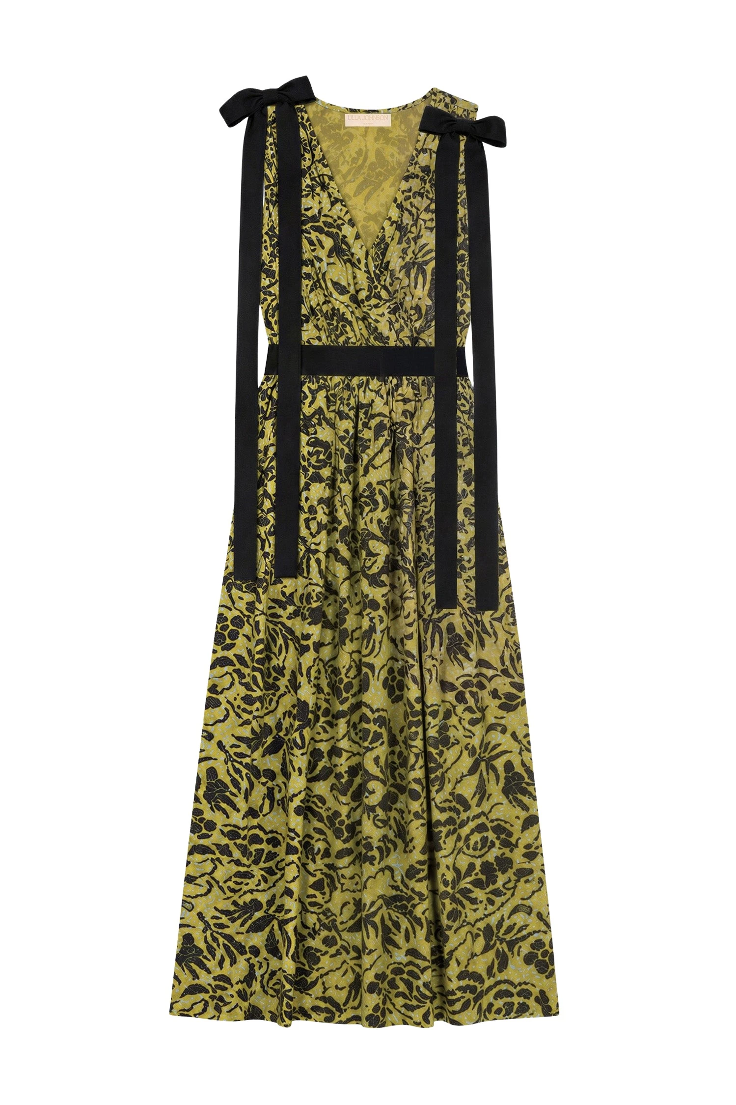 Ulla-Johnson-Karina-Cotton-Bow-Dress-in-Chartreuse38256_nobg Ulla Johnson Karina Cotton Bow Dress in Chartreuse