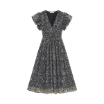 Ulla Johnson Lyria Cotton Dress in Midnight Bloom