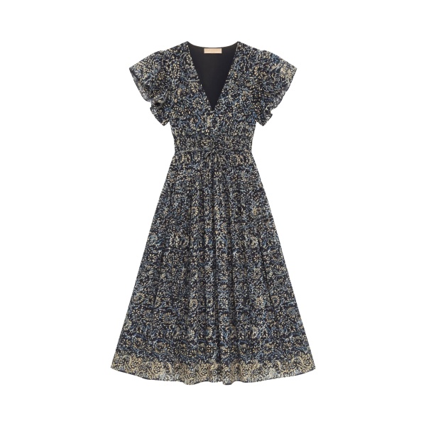 Ulla Johnson Lyria Cotton Dress in Midnight Bloom
