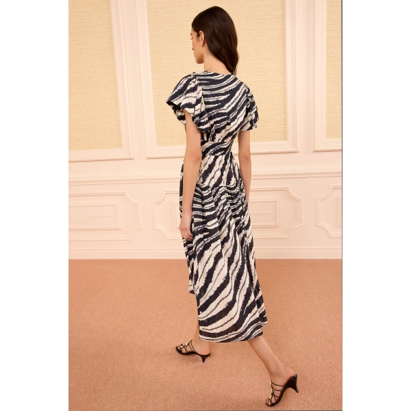 Ulla Johnson Lyria Cotton Dress in Shibori Wave, view 6