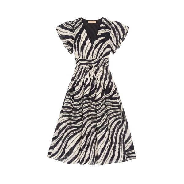 Ulla Johnson Lyria Cotton Dress in Shibori Wave