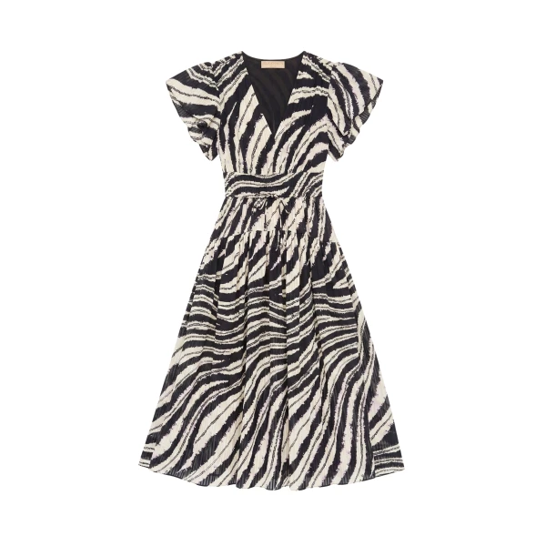Ulla Johnson Lyria Cotton Dress in Shibori Wave