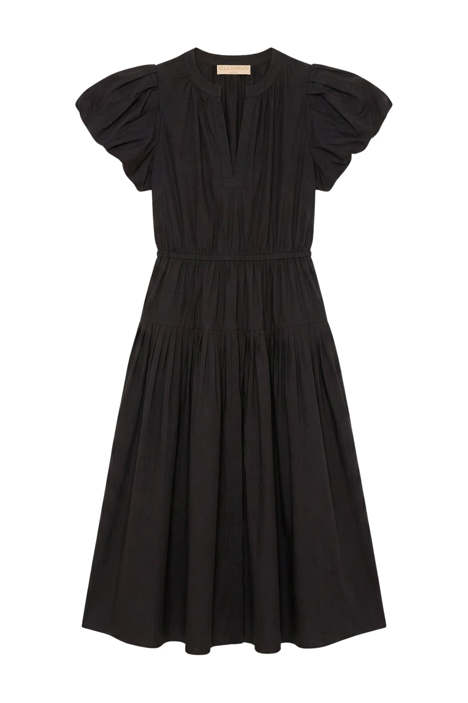 Ulla-Johnson-Marin-Cotton-Midi-Dress-in-Noir26445_nobg Ulla Johnson Marin Cotton Midi Dress in Noir