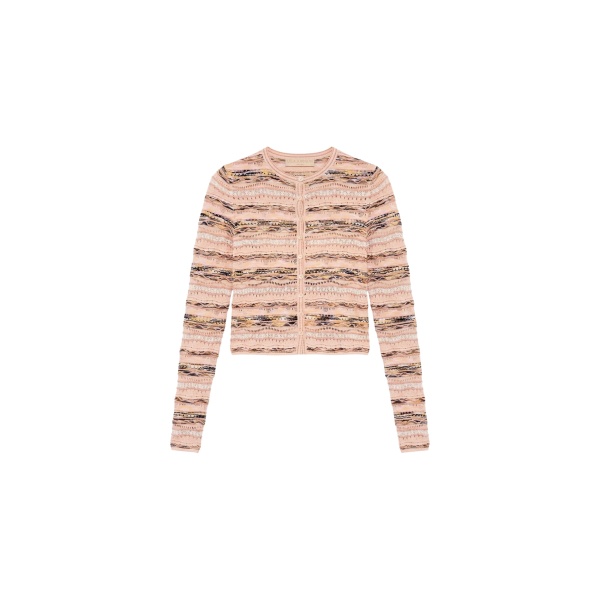 Ulla Johnson Mia Knit Cardigan in Hibiscus