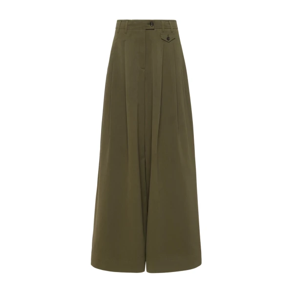 Ulla Johnson Motherwell Wide Leg Trouser in Pinon