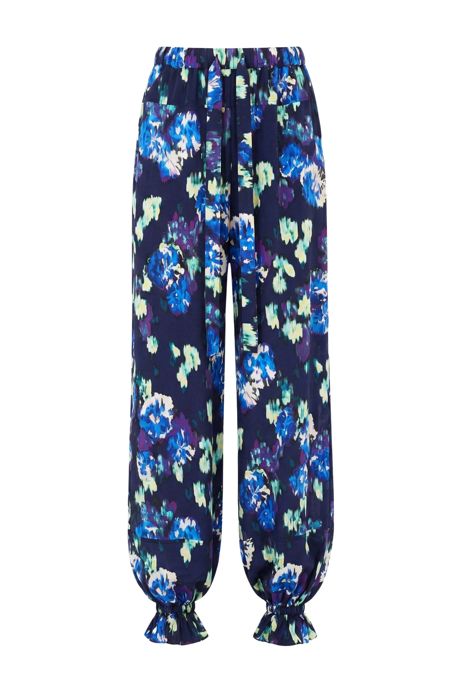 Ulla-Johnson-Octavia-Silk-Cinched-Pant-in-Evening-Bloom84726_nobg Ulla Johnson Octavia Silk Cinched Pant in Evening Bloom