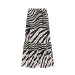 Ulla Johnson Olina Cotton Midi Skirt in Shibori Wave
