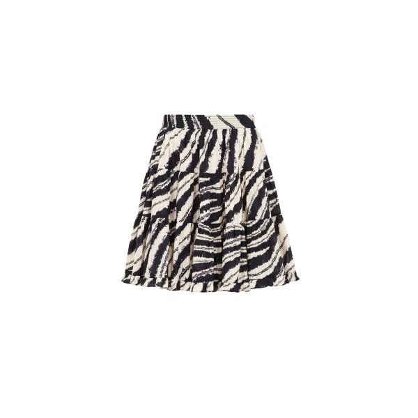 Ulla Johnson Oriane Cotton Mini Skirt in Shibori Wave