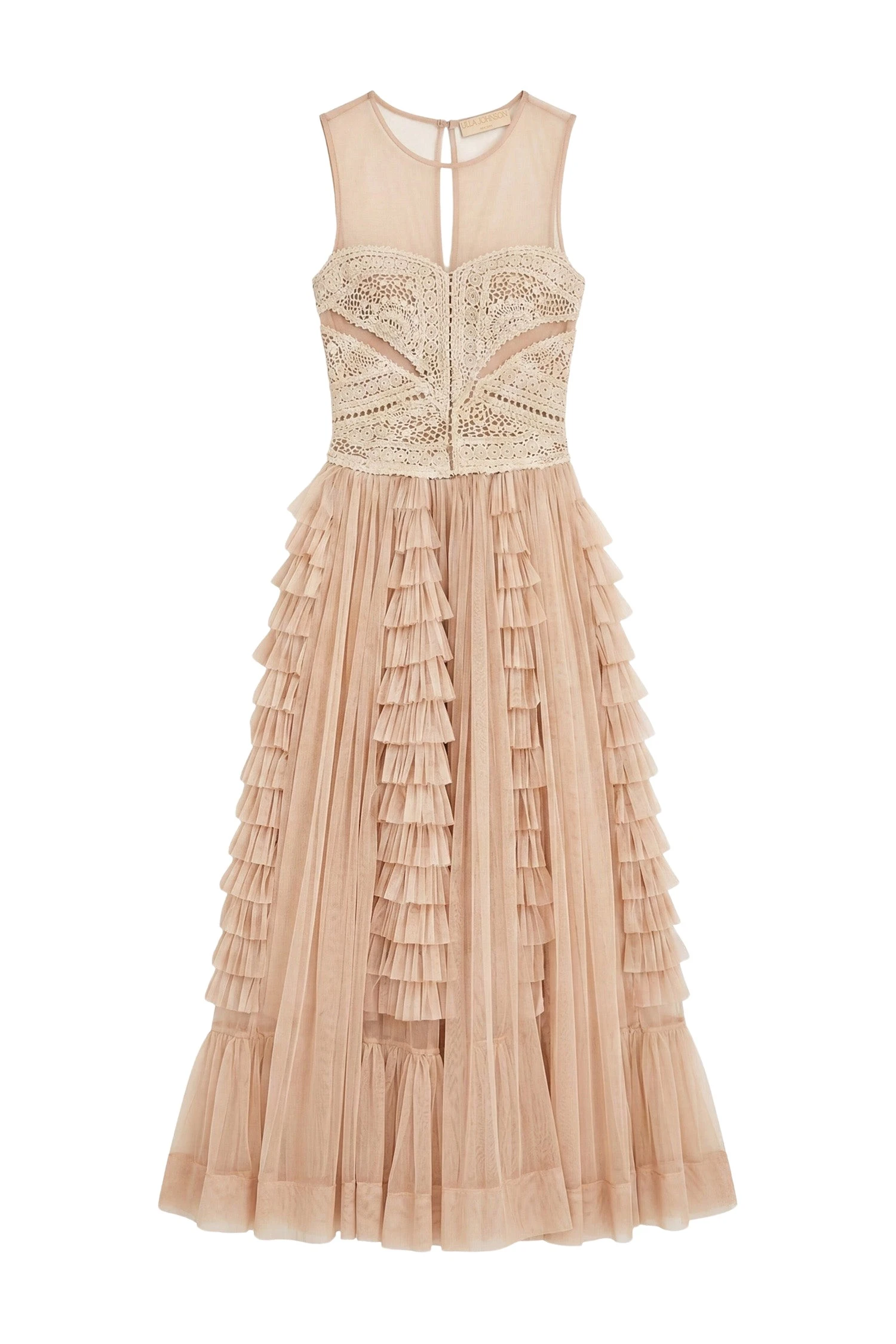 Ulla-Johnson-Orla-Crochet-Tulle-Dress-in-Sandstone27456_nobg Ulla Johnson Orla Crochet & Tulle Dress in Sandstone
