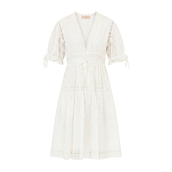 Ulla Johnson Ottilie Cotton Dress in Pristine