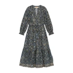 Ulla Johnson Serephina Cotton Dress in Midnight Bloom
