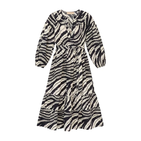 Ulla Johnson Serephina Cotton Dress in Shibori Wave