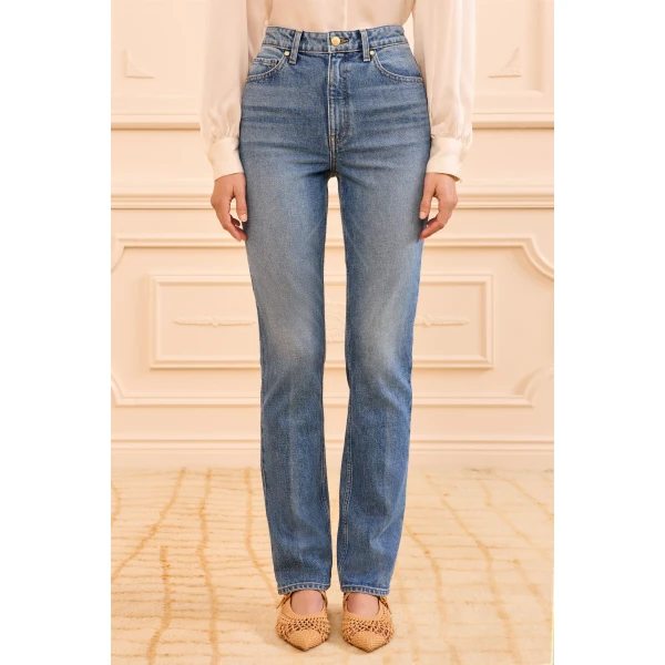 Ulla Johnson The Agnes Stretch Jean- Danube, view 3