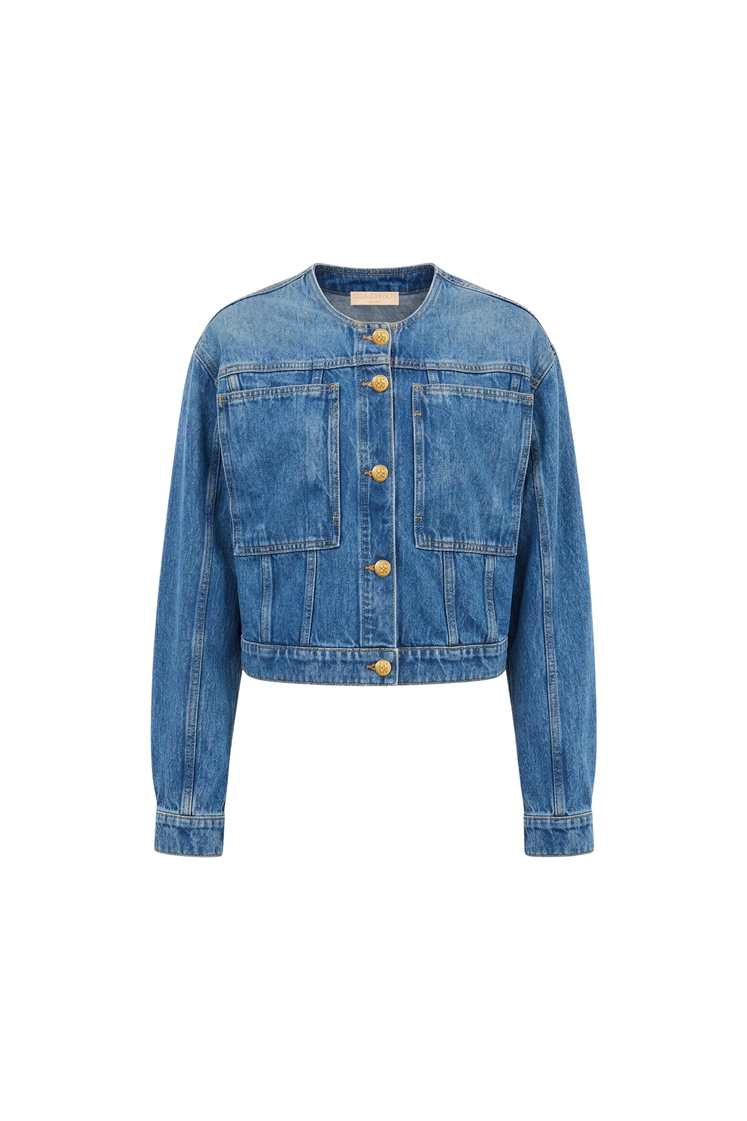 Ulla-Johnson-The-Briar-Collarless-Denim-Jacket-in-Danube39414_nobg Ulla Johnson The Briar Collarless Denim Jacket in Danube