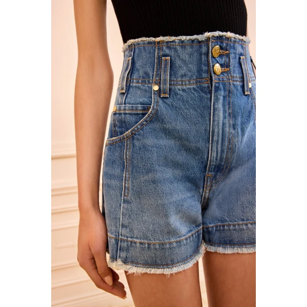 Ulla Johnson The Charlotte Short in Danube, view 4