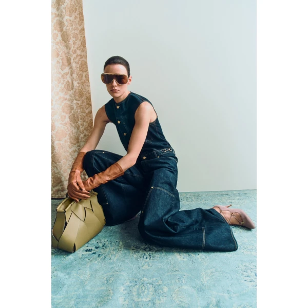 Ulla Johnson The Esme Denim Jumpsuit in Tigris, view 6