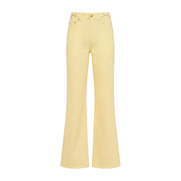 Ulla Johnson The Laurel Kick Flare Jean in Chantilly