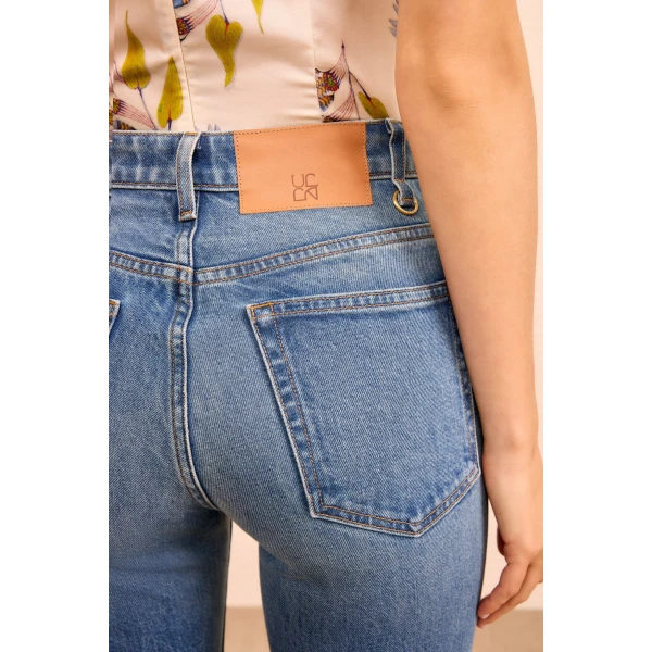 Ulla Johnson The Lou Stretch Jean in Danube, view 5