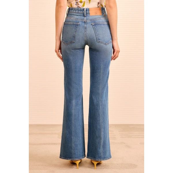 Ulla Johnson The Lou Stretch Jean in Danube, view 6