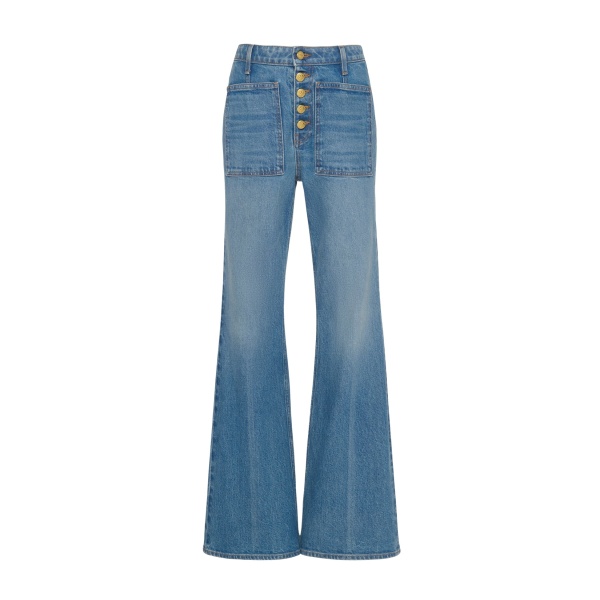 Ulla Johnson The Lou Stretch Jean in Danube