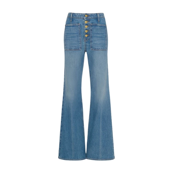 Ulla Johnson The Lou Stretch Jean in Danube