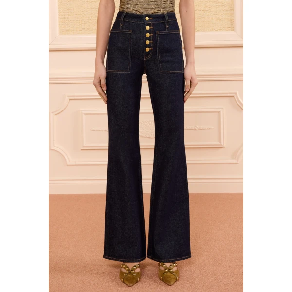 Ulla Johnson The Lou Stretch Jean in Tigris, view 3